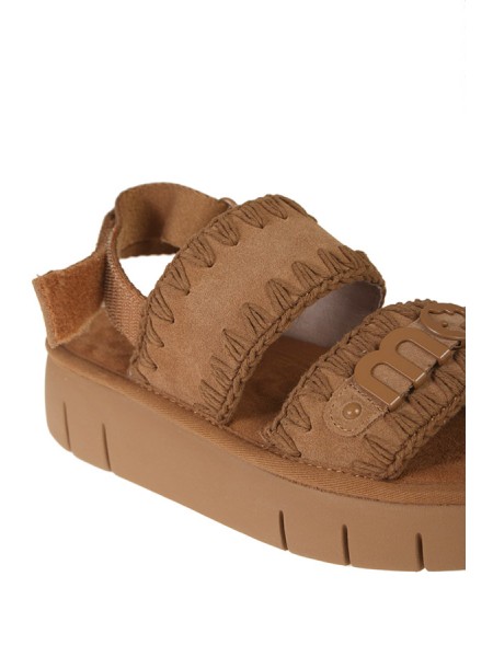 Mou Bounce Monochrome Cognac Sandal