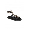 Bohonomad Serengeti sandal in black leopard rope