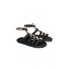 Bohonomad Serengeti sandal in black leopard rope