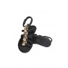 Bohonomad Serengeti sandal in black leopard rope