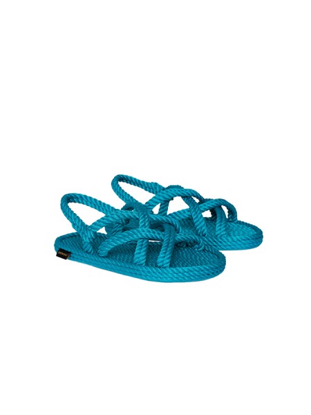 Bodrum BOHONOMAD sandal in turquoise rope