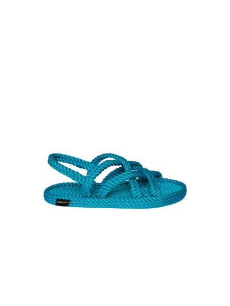 Bodrum BOHONOMAD sandal in turquoise rope