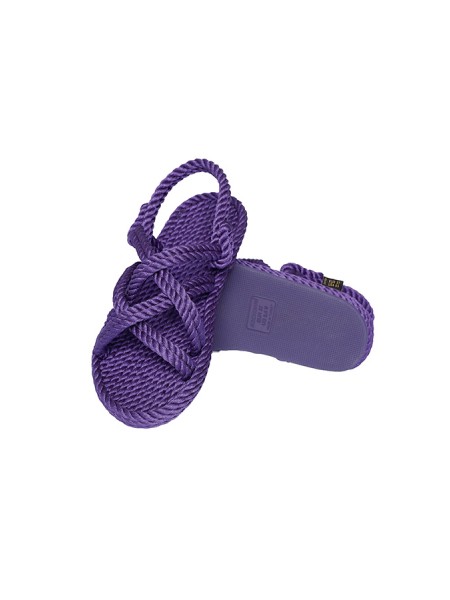 Bohonomad Bodrum sandal in Purple Rope