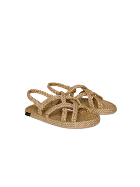 Bohonomad Bodrum sandal in beige rope