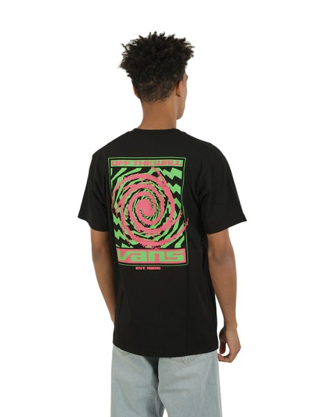 Vans Wormhole Warped T-shirt Black