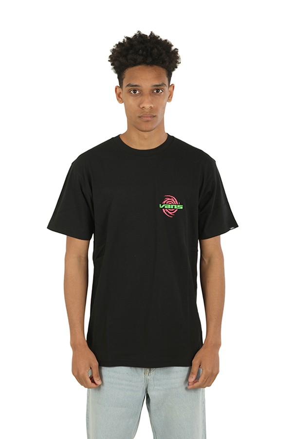 Vans Wormhole Warped T-shirt Black