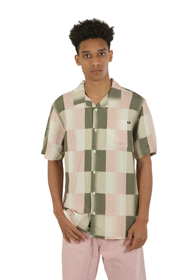 Green/Pink VANS Checkered Shirt