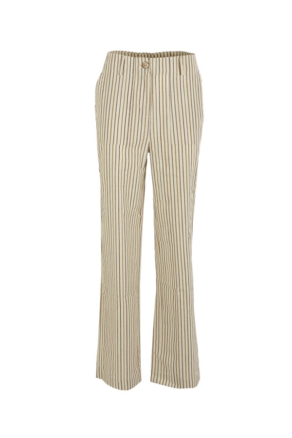 Ecru Striped HUMILITY Trousers