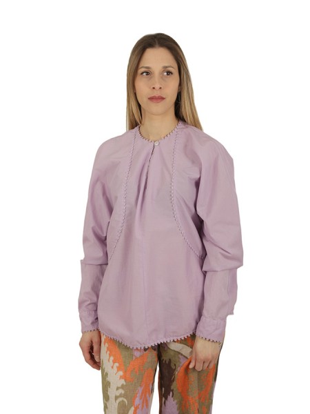 Wisteria BAZAR shirt with ethnic details