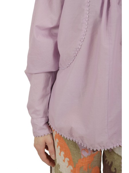 Wisteria BAZAR shirt with ethnic details