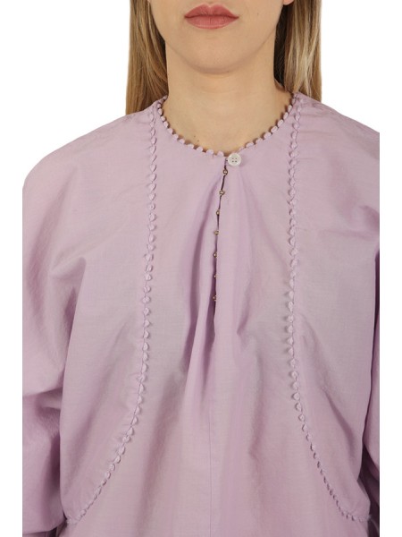 Wisteria BAZAR shirt with ethnic details