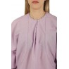 Camicia Bazar con dettagli etnici Glicine