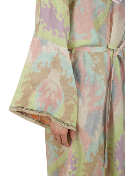 Multicolor linen BAZAR dress