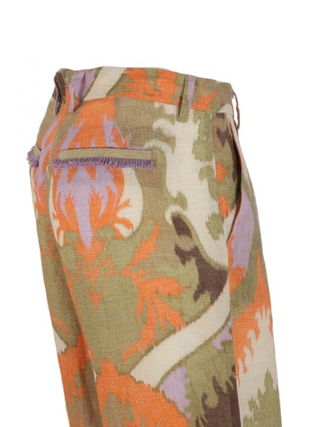 Multicolor Ethnic Patterned BAZAR Trousers