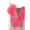 atelier nicola d'errico Stole with Strawberry Flower and Feathers