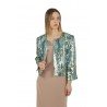 atelier nicola d'errico jacket in Sequins and lapels in Mikado Blusher