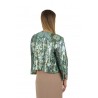 atelier nicola d'errico jacket in Sequins and lapels in Mikado Blusher