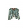 atelier nicola d'errico jacket in Sequins and lapels in Mikado Blusher