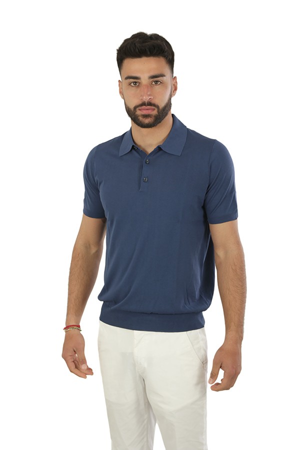 Polo Jeordies Blu Lavato