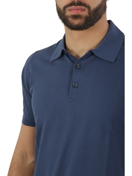 Washed Blue JEORDIES Polo Shirt