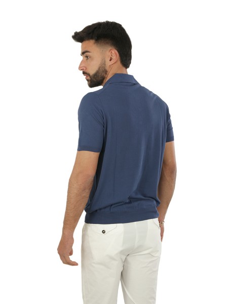 Washed Blue JEORDIES Polo Shirt