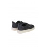 Sneaker Santoni slip-on in Suede Blu