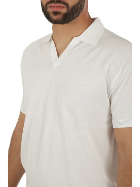 White JEORDIES Polo Shirt