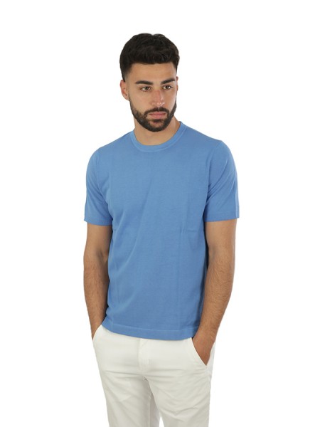 Jeordis Crewneck T-shirt Light Blue