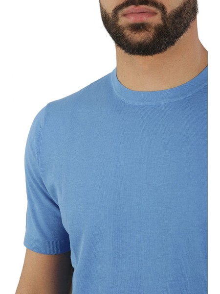 Jeordis Crewneck T-shirt Light Blue