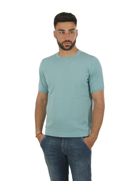 Jeordis Crew Neck T-shirt Aqua Green