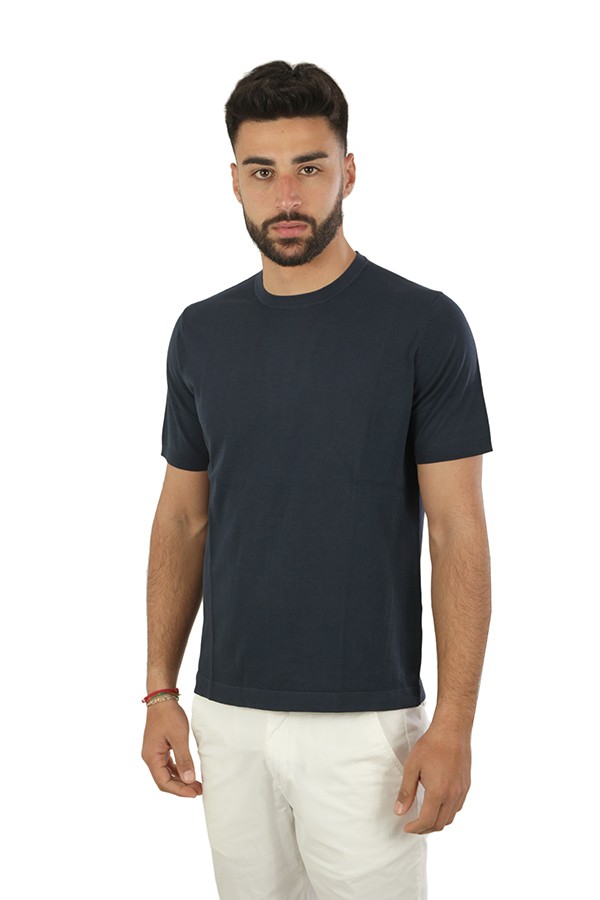 Jeordis Blue Crew Neck T-shirt