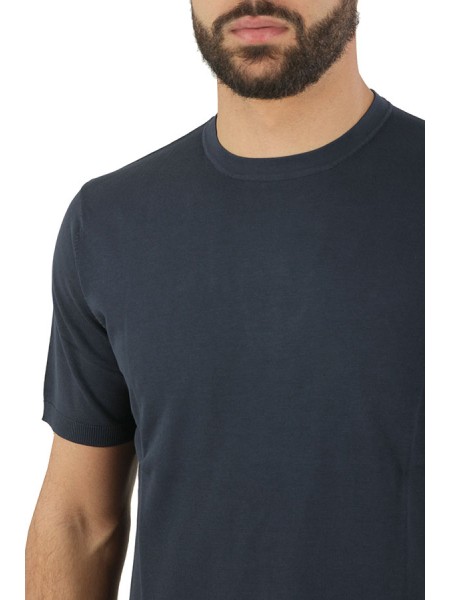 Jeordis Blue Crew Neck T-shirt