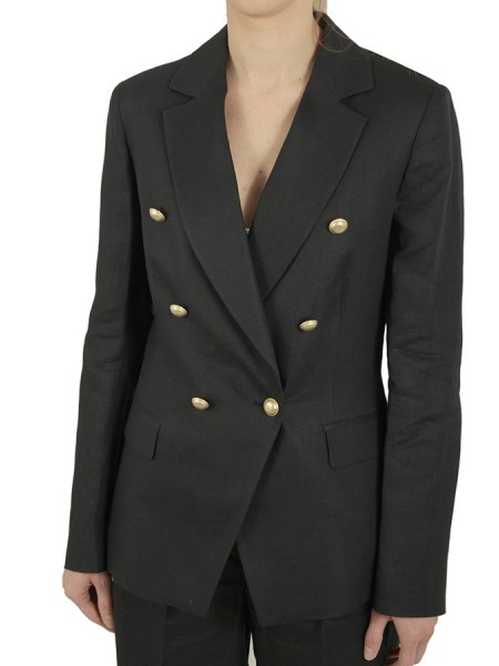 Black NORMEET Double-breasted suit