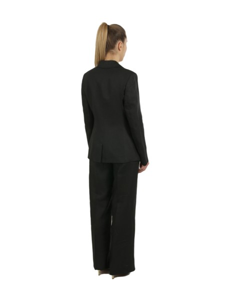 Black NORMEET Double-breasted suit