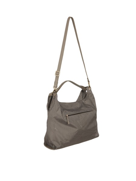 Plinio Visonà bag in recycled Taupe fabric