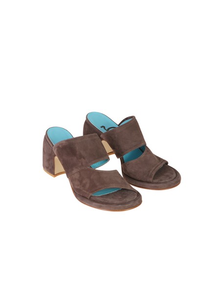 Lemarè sandal in Dark Brown suede