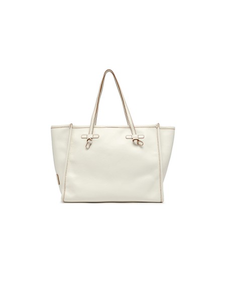 Gianni Chiarini Marcella Bag in White Leather