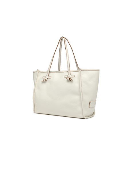 Gianni Chiarini Marcella Bag in White Leather