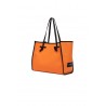 Borsa Gianni Chiarini Marcella in Canvas Orange/Safari