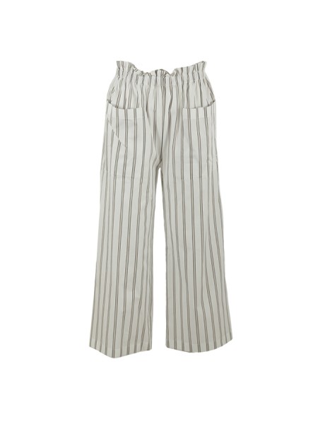 Erika Cavallini trousers Leonardo White/Black