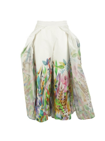 Co.Gò Skirt White/Multicolor