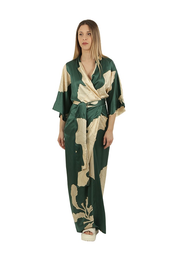 Green ANTONELLI FIRENZE Patterned Dress