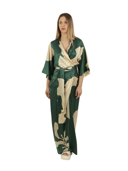 Green ANTONELLI FIRENZE Patterned Dress