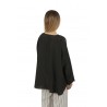 Antonelli Firenze black silk blouse