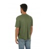 Dark Green Linen SUN68 T-shirt