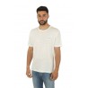 SUN T-shirt in White Linen