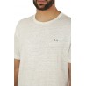 SUN T-shirt in White Linen