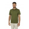 Dark green cotton SUN68 polo shirt