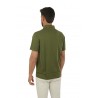 Dark green cotton SUN68 polo shirt