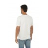 SUN68 Round Solid White T-shirt